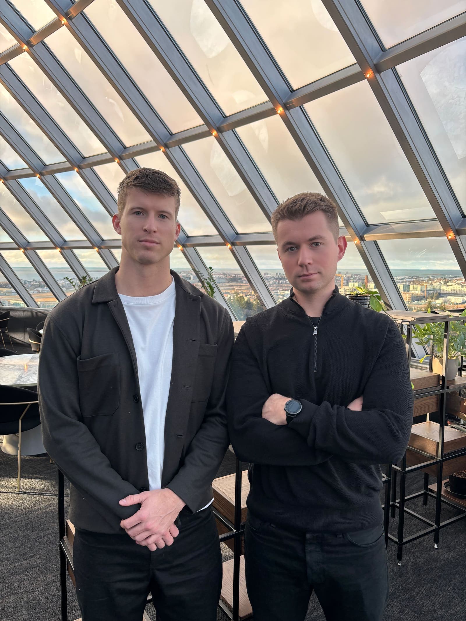 Baldvin Búi Magnússon og Viktor Snær Sigurðsson, stofnendur Outro